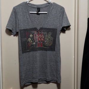 OBEY Gray Peace Guard Mural V-Neck